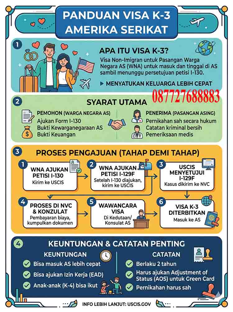 Infografis Visa K-3 Amerika