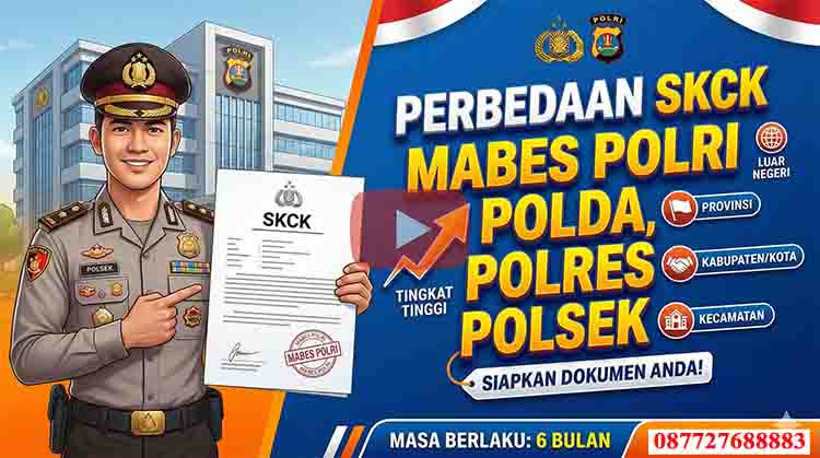 Perbedaan SKCK Mabes Polri, Polda, Polres, dan Polsek