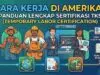 Temporary Labour Certificate Amerika