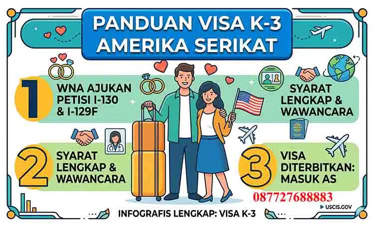 Visa K-3 Amerika