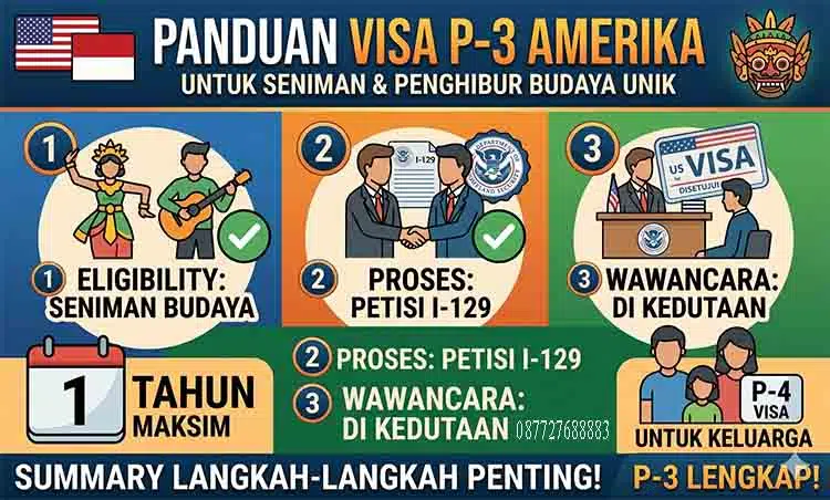 Visa P-3 Amerika