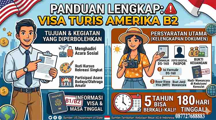 Visa Turis Amerika B2