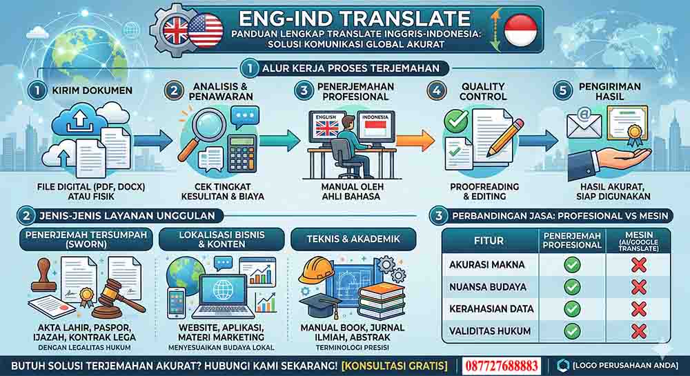 infografis Translate Inggris-Indonesia