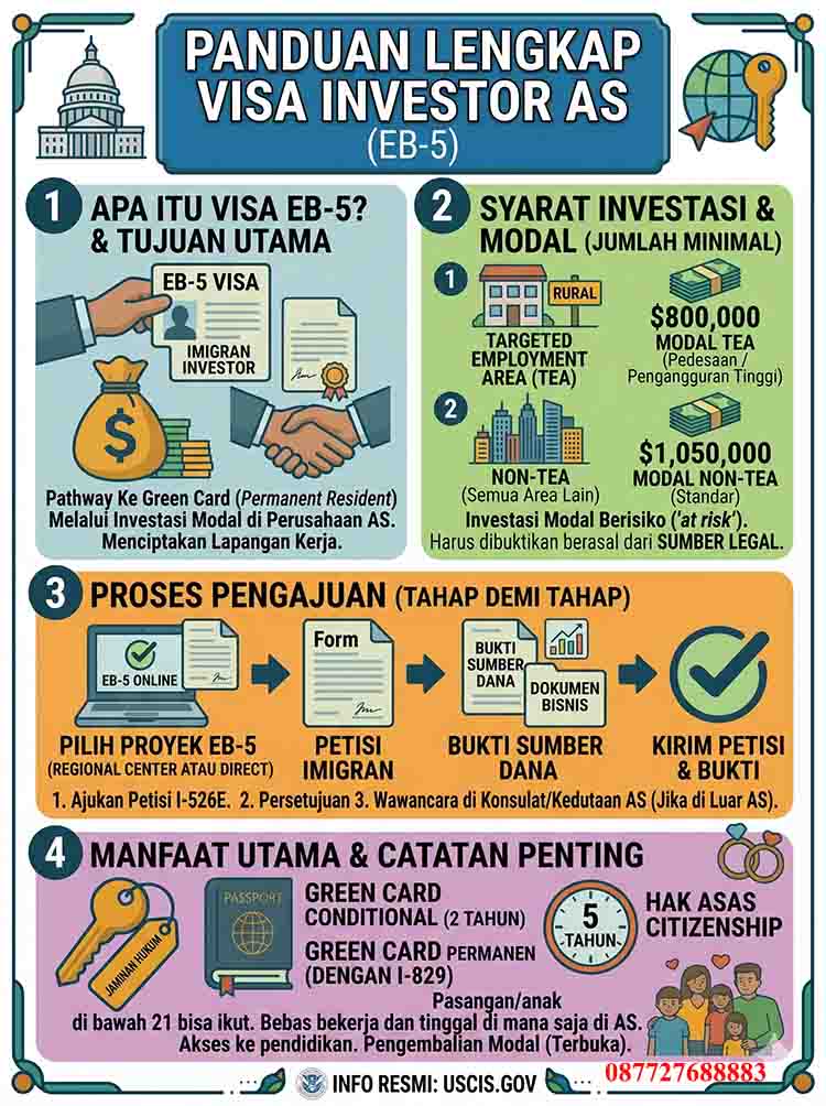 infografis Visa Investor Amerika EB-5