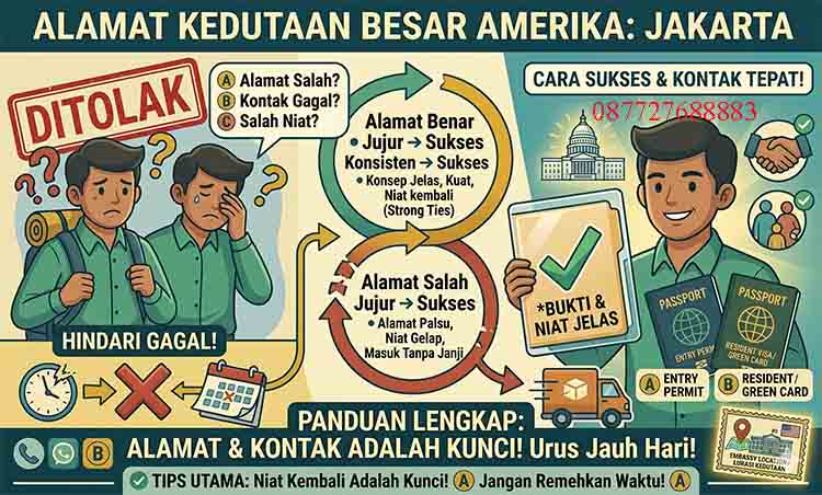 Alamat Embassy Amerika di Jakarta