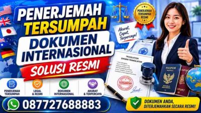 Penerjemah tersumpah dokumen internasional Solusi Resmi