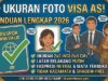 Ukuran Foto Visa Amerika