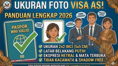 Ukuran Foto Visa Amerika