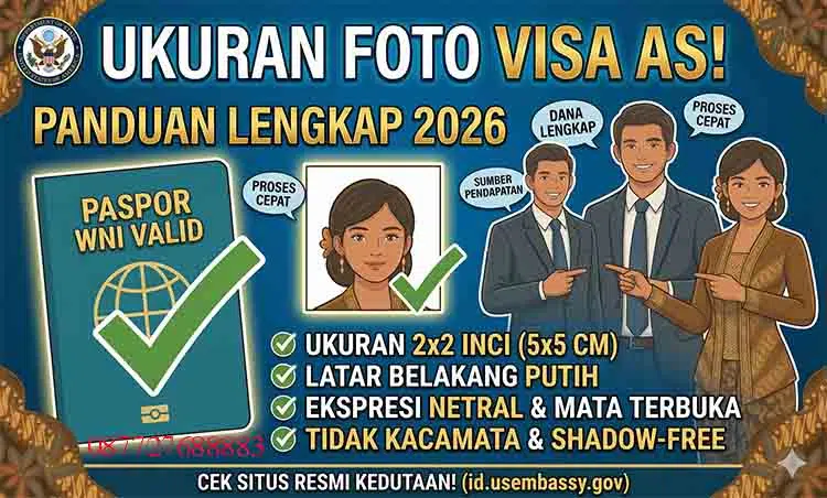 Ukuran Foto Visa Amerika