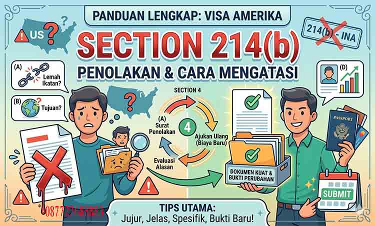 Visa Amerika ditolak Section 214b