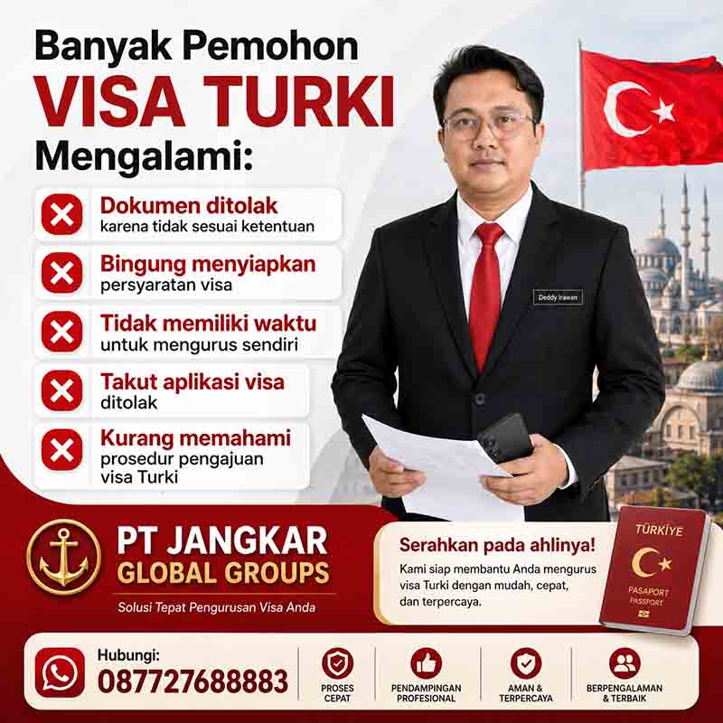 Banyak pemohon visa Turki mengalami