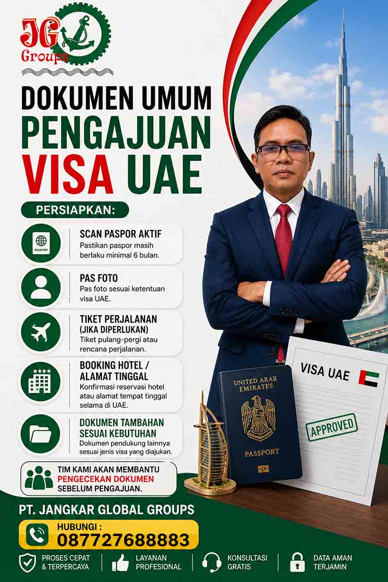 Dokumen Umum Pengajuan Visa UAE