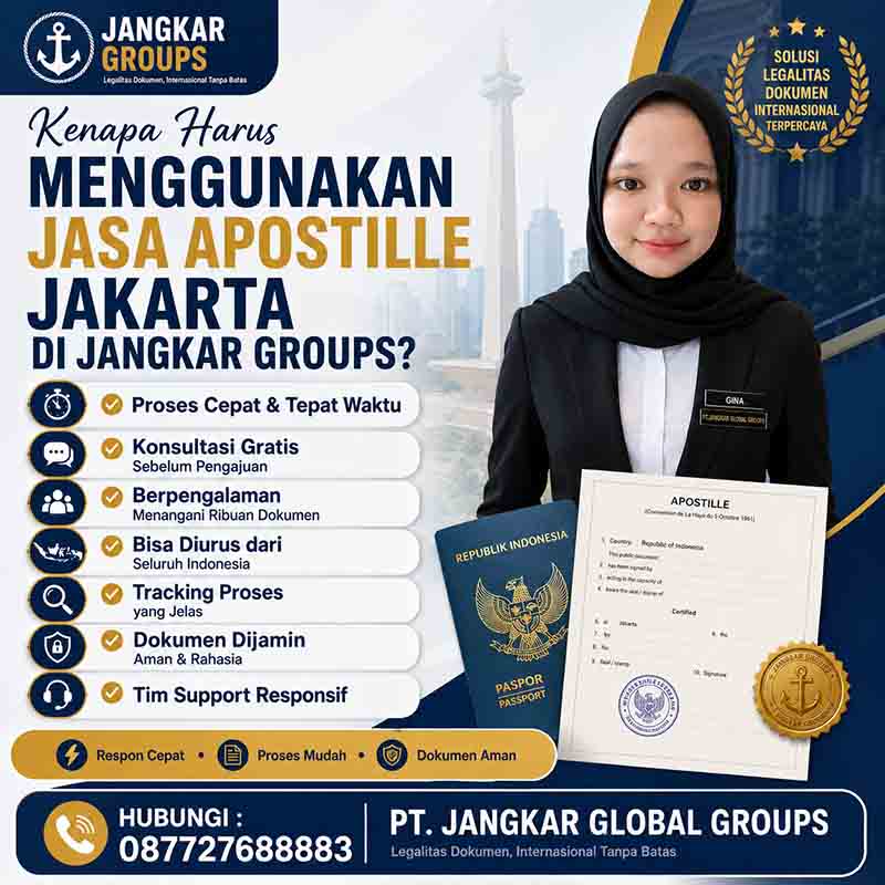 Kenapa Harus Menggunakan Jasa Apostille Jakarta Di Jangkar Groups?