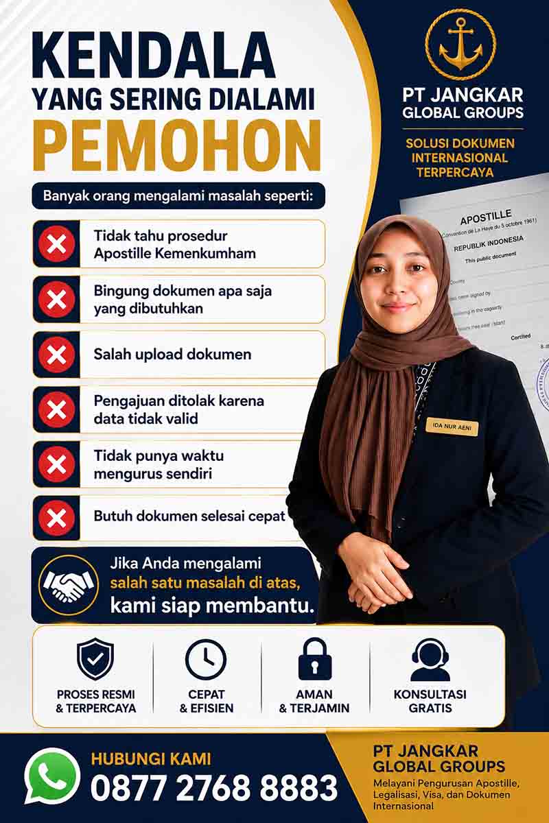 Kendala Apostille Akta Perkawinan