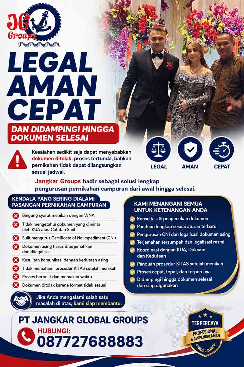 Pernikahan Campuran Legal Aman Dan Cepat