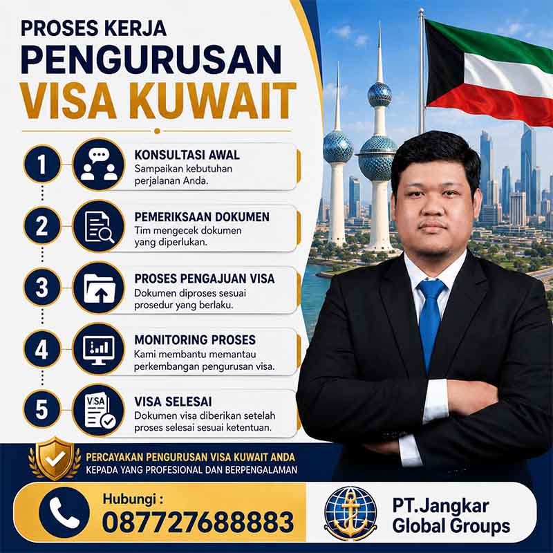 Proses Kerja Pengurusan Visa Kuwait
