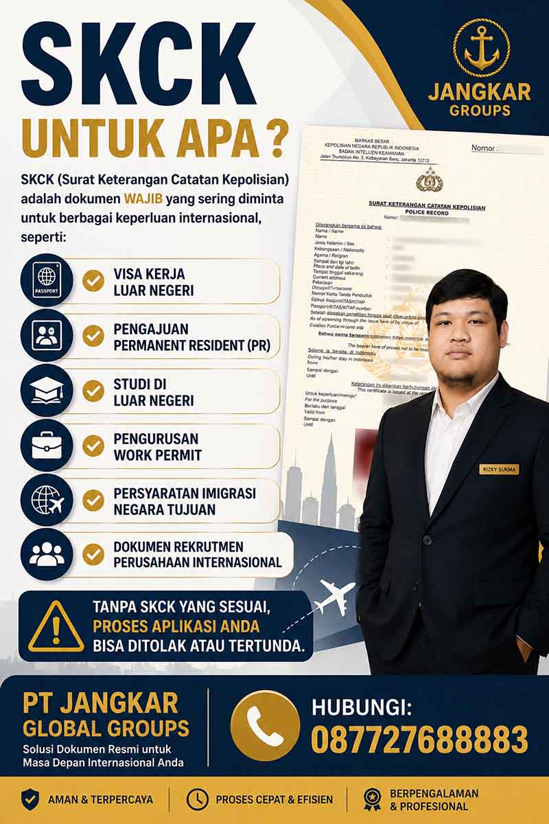 SKCK Untuk apa