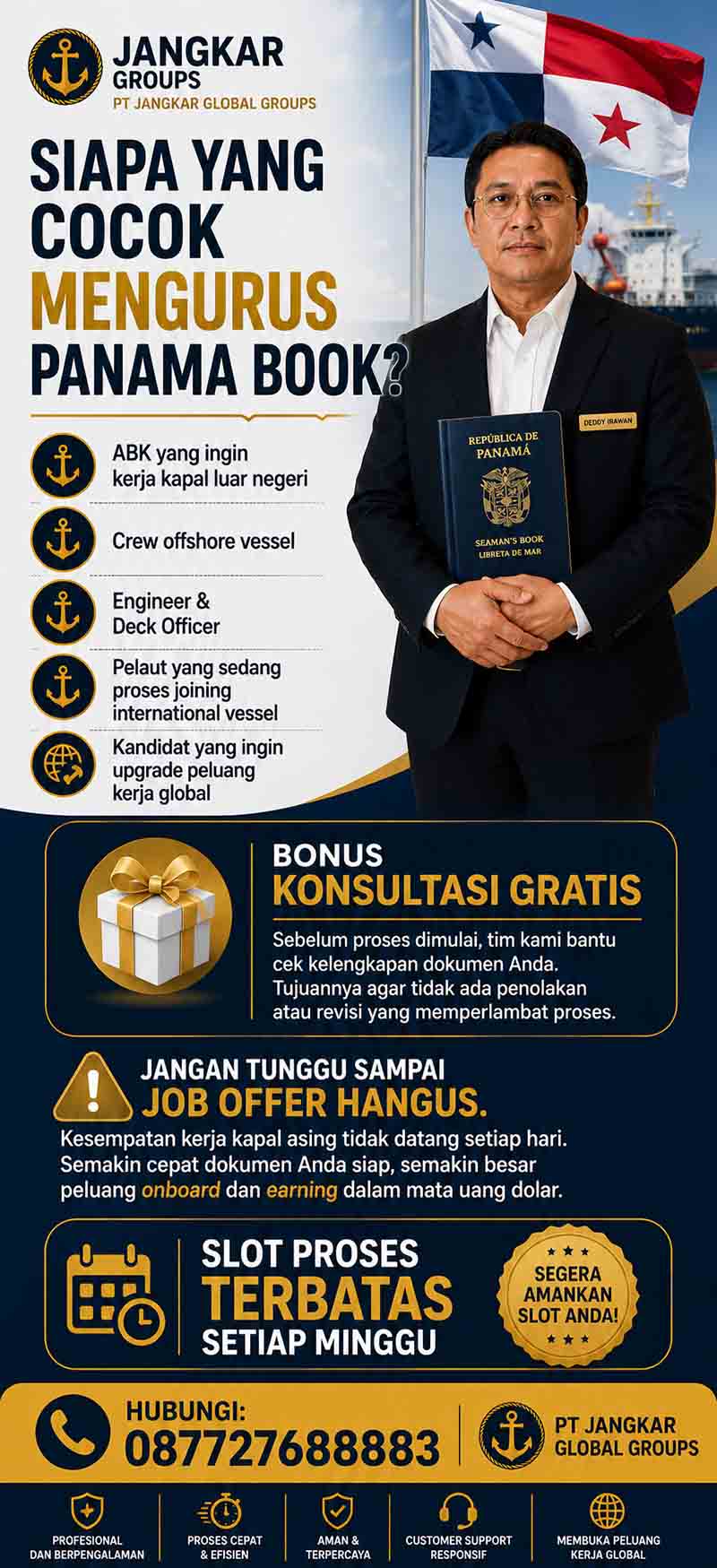 Siapa yang Cocok Mengurus Panama Book