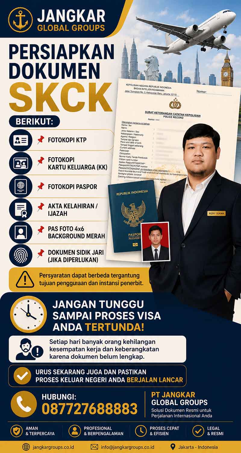 Syarat SKCK Luar Negeri