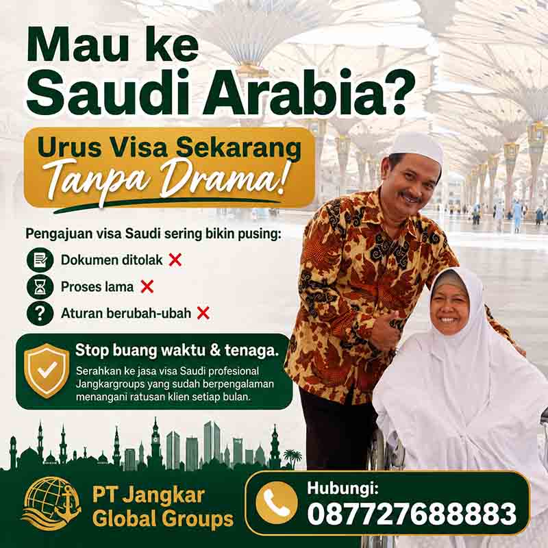 Urus Visa Saudi Tanpa Drama