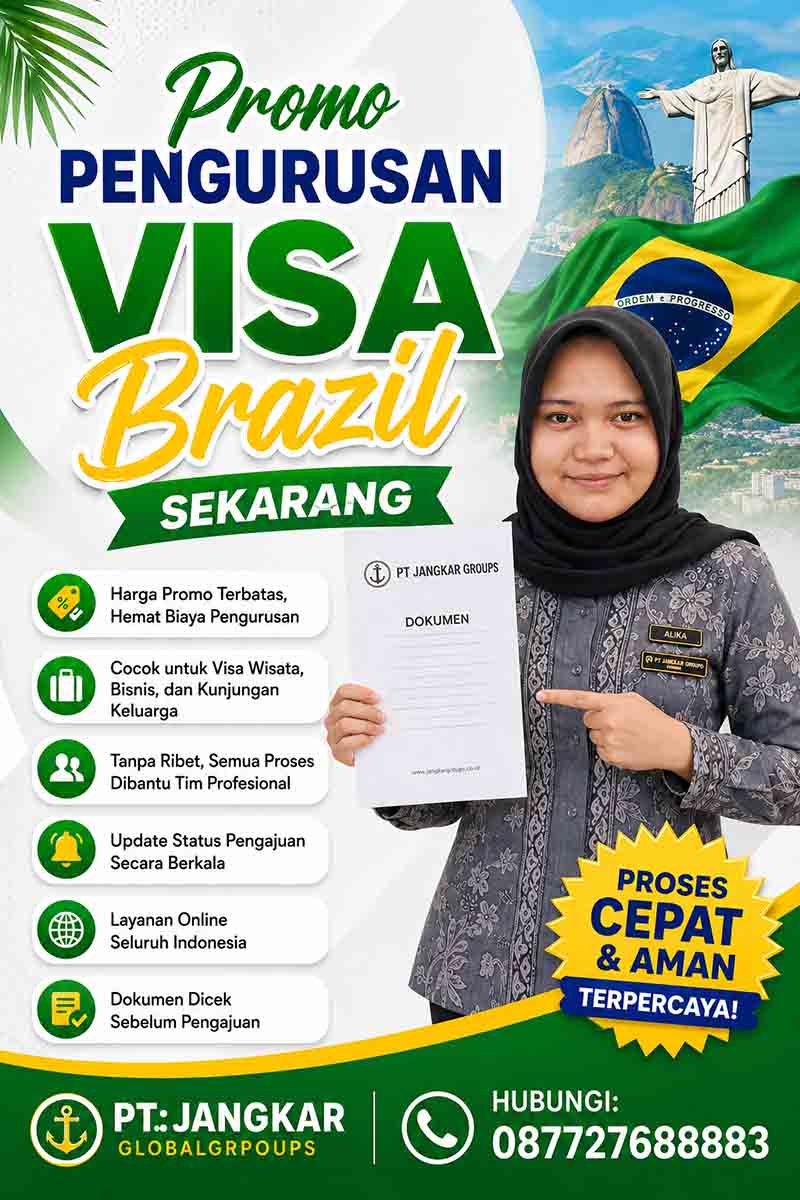 promo pengurusan visa brazil