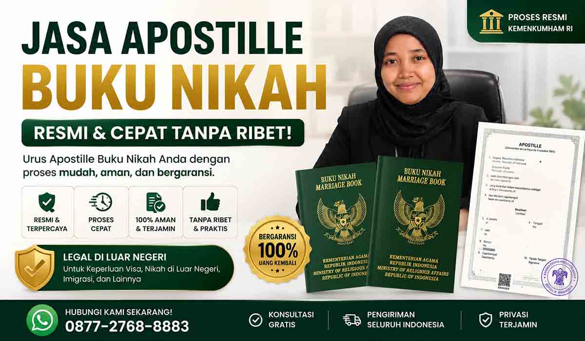 Jasa Apostille Buku Nikah