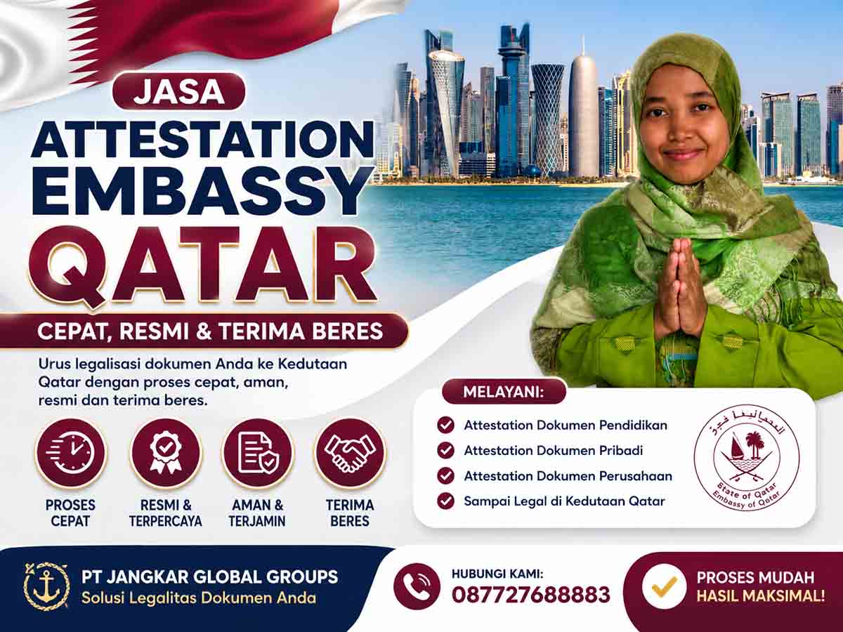 Jasa Attestation Embassy Qatar