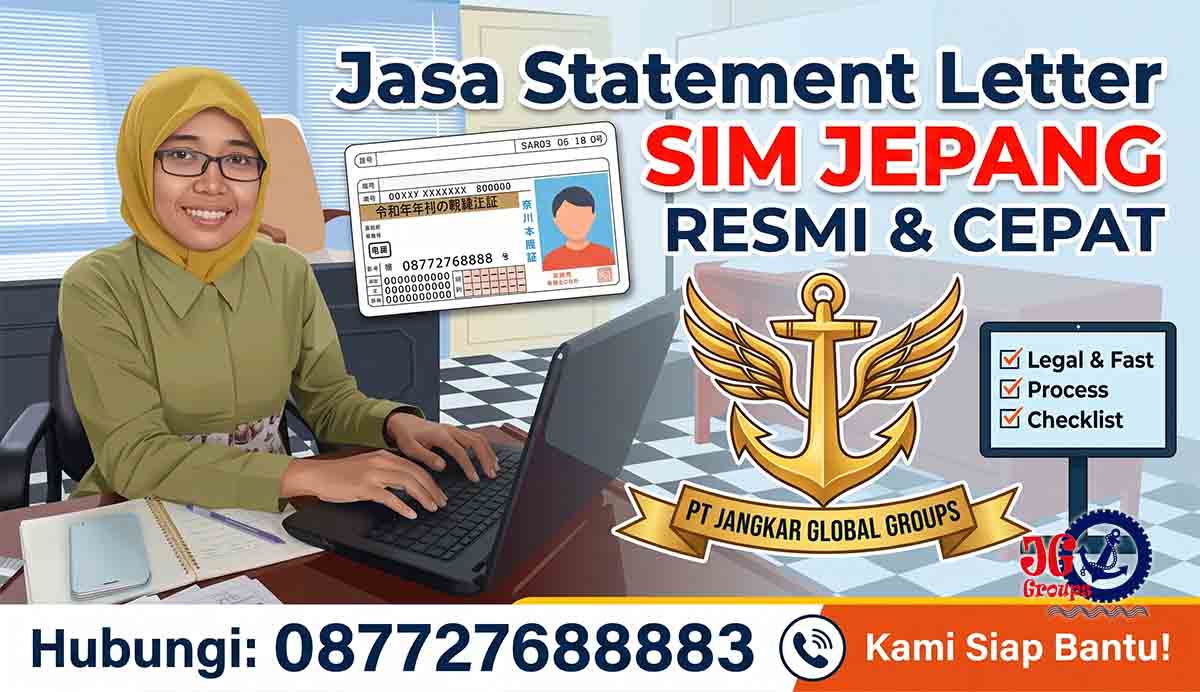 Jasa Statement Letter SIM Jepang Resmi & Cepat