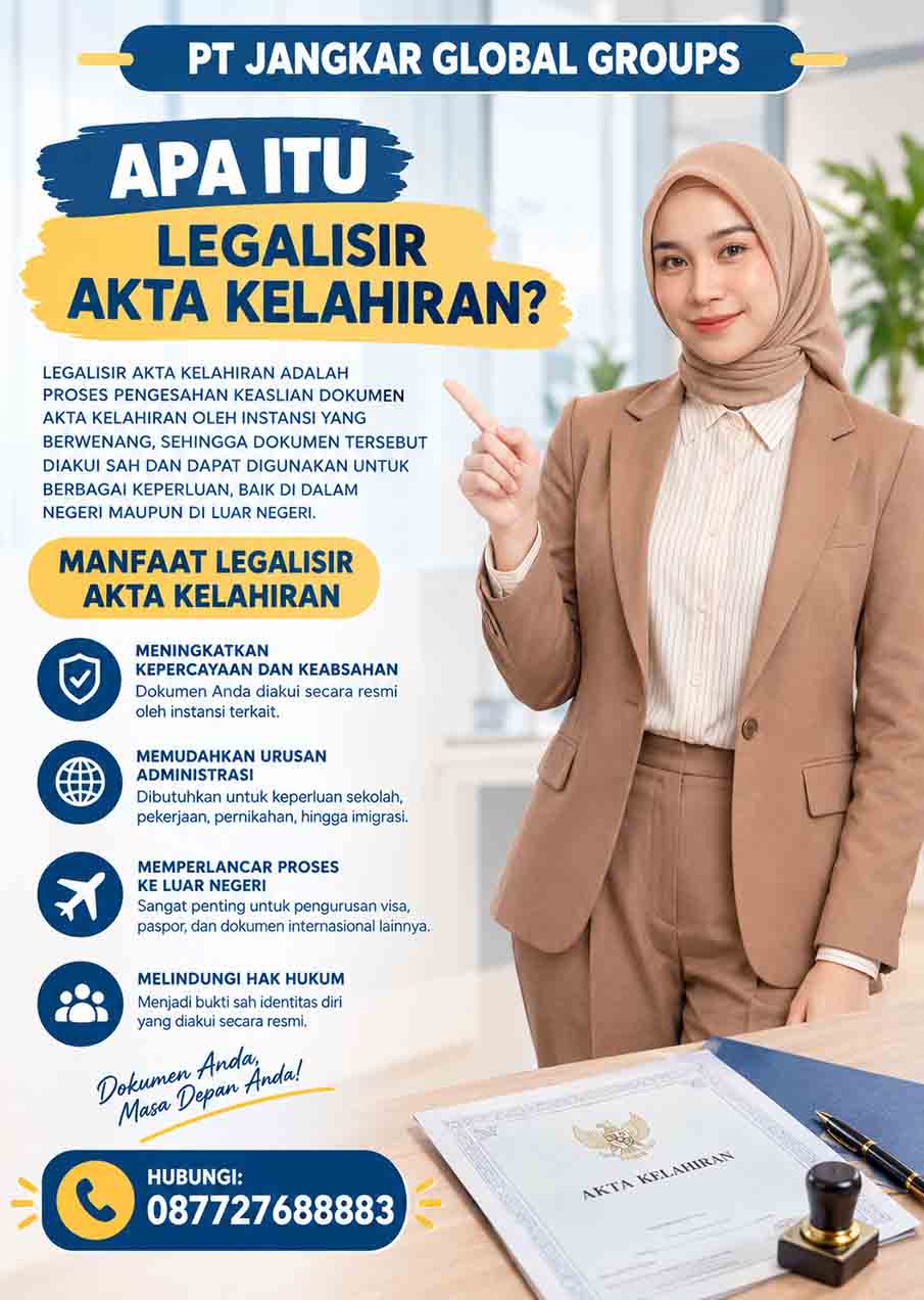 Apa Itu Legalisir Akta Kelahiran?