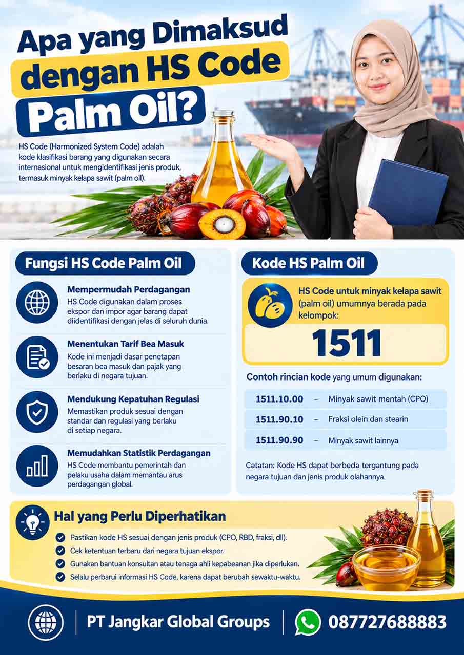 Apa yang Dimaksud dengan HS Code Palm Oil