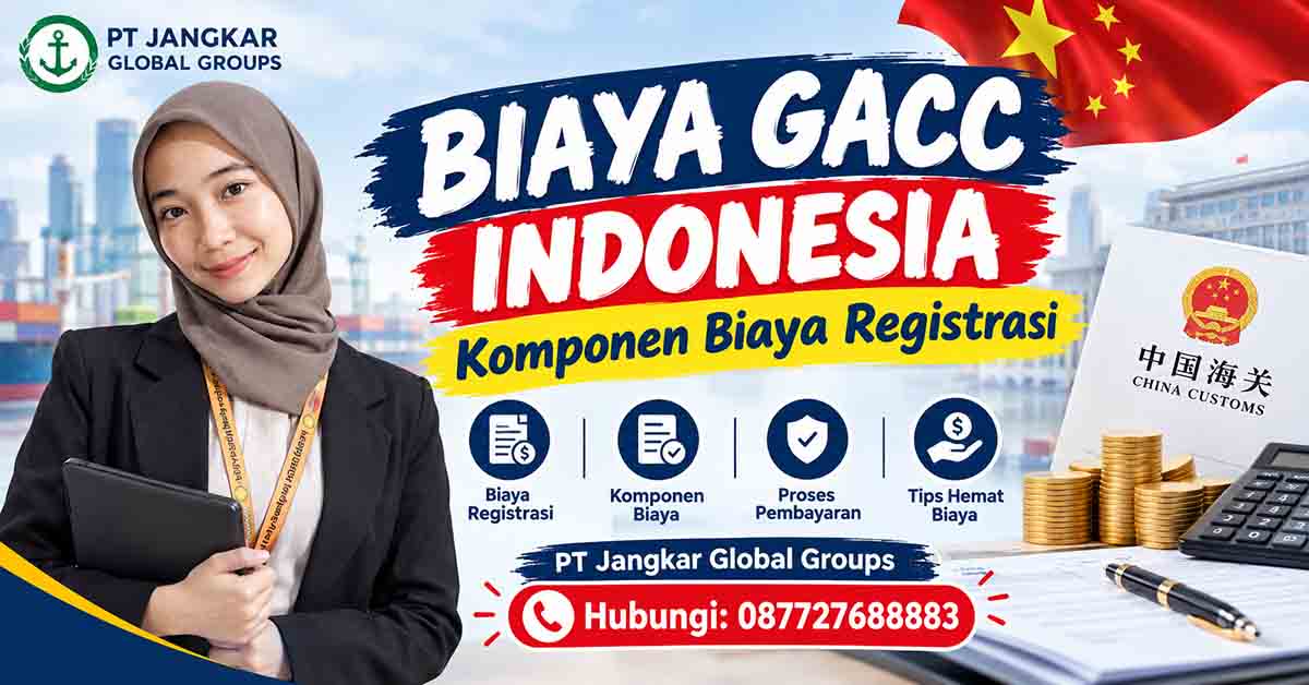 Biaya GACC Indonesia Komponen Biaya Registrasi