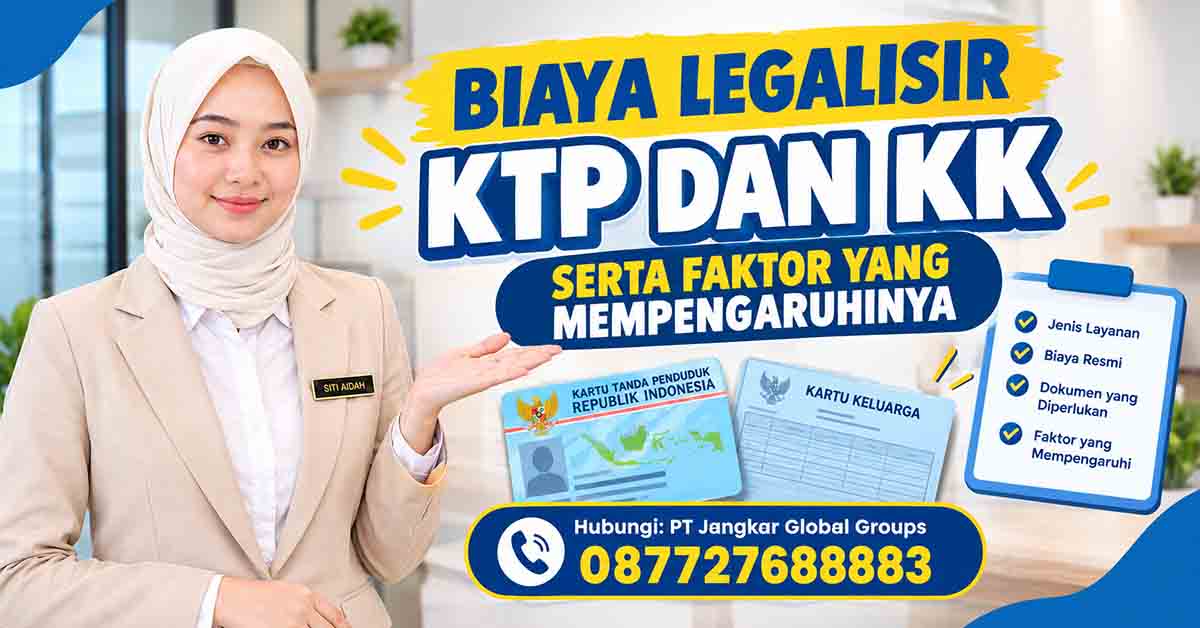 Biaya Legalisir KTP dan KK serta Faktor yang Mempengaruhinya