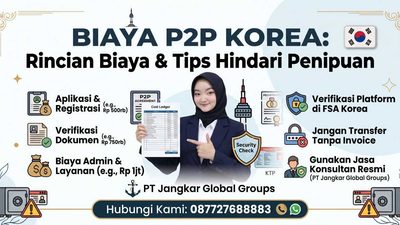 Biaya P2P Korea Rincian Biaya & Tips Hindari Penipuan
