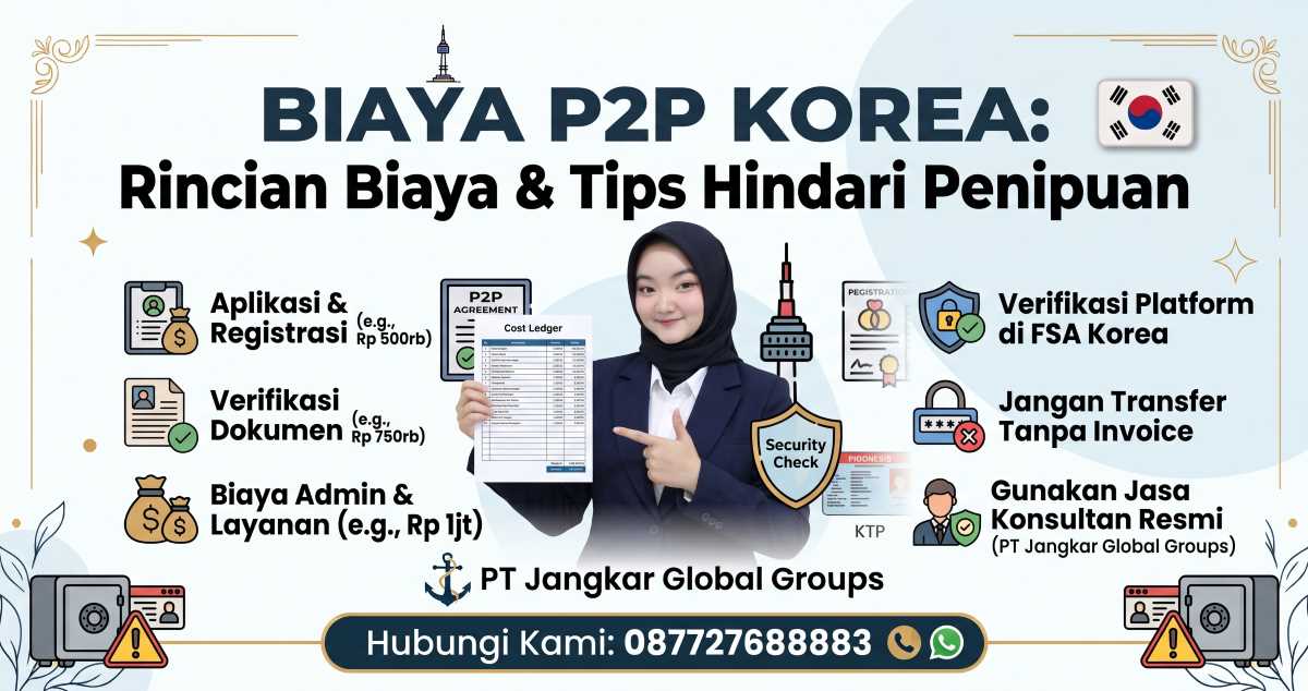 Biaya P2P Korea Rincian Biaya & Tips Hindari Penipuan