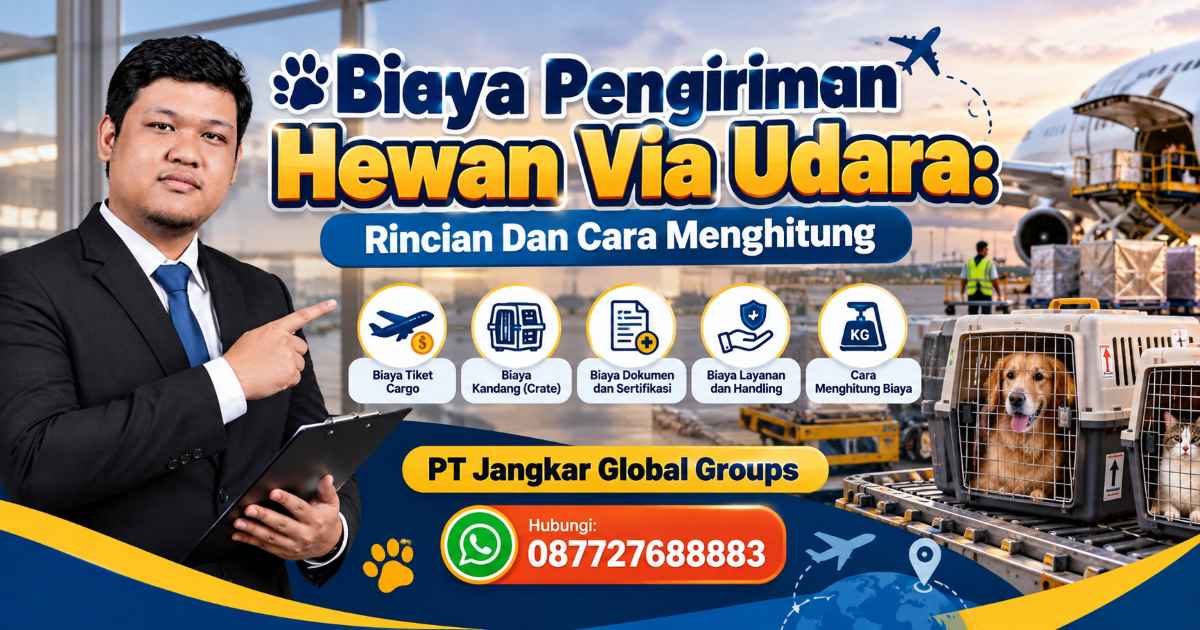 Biaya Pengiriman Hewan Via Udara Rincian Dan Cara Menghitung