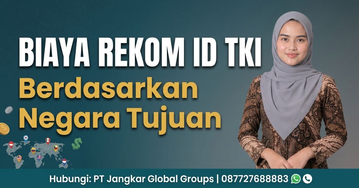Biaya Rekom ID TKI Berdasarkan Negara Tujuan