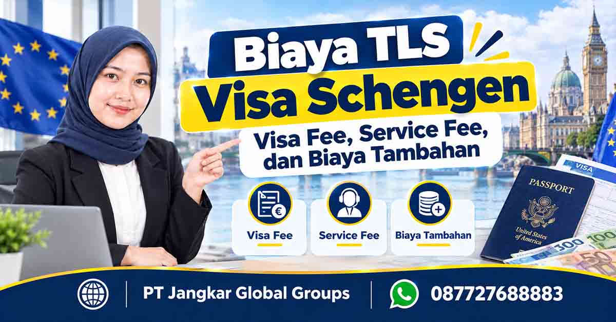 Biaya TLS Visa Schengen Visa Fee, Service Fee, dan Biaya Tambahan