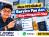 Biaya VFS Global Service Fee dan Biaya Pengajuan Visa