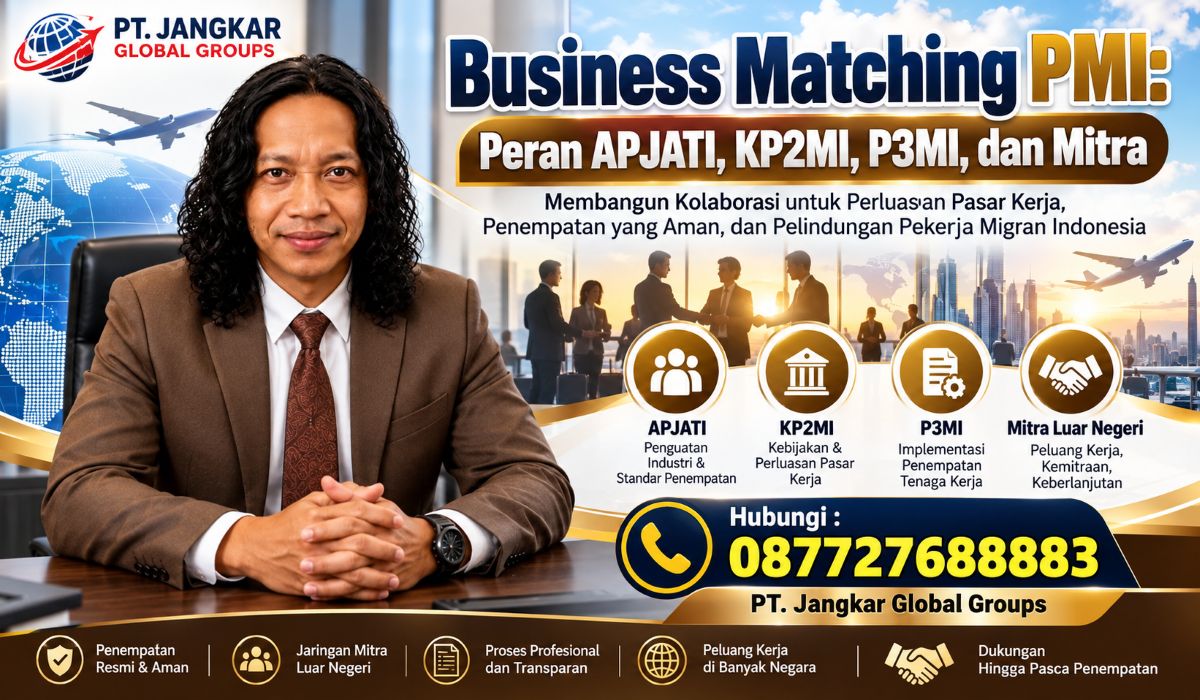 Business Matching PMI Peran APJATI, KP2MI, P3MI, dan Mitra