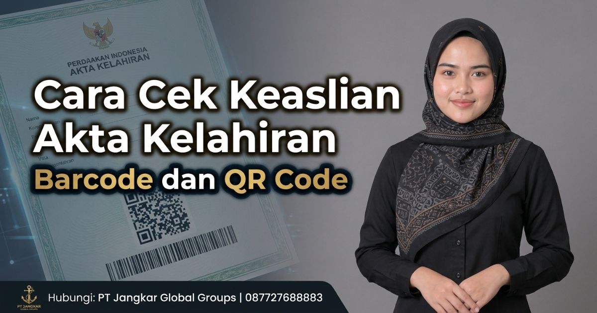 Cara Cek Keaslian Akta Kelahiran Barcode dan QR Code