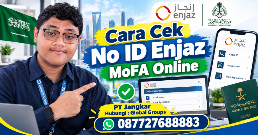 Cara Cek No ID Enjaz MoFA Online