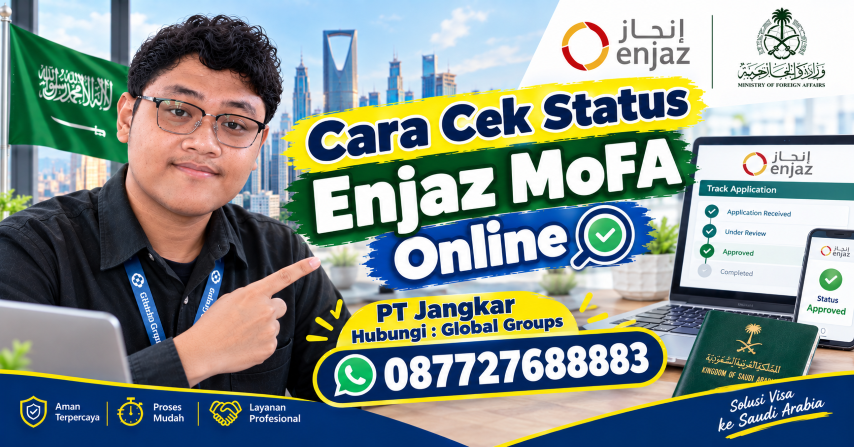 Cara Cek Status Enjaz MoFA Online