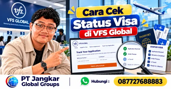 Cara Cek Status Visa di VFS Global