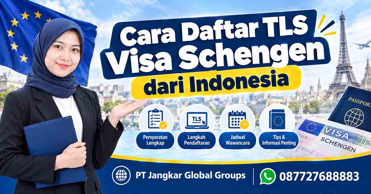 Cara Daftar TLS Visa Schengen dari Indonesia