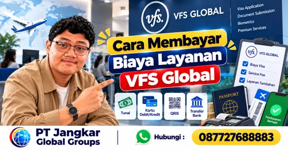 Cara Membayar Biaya Layanan VFS Global