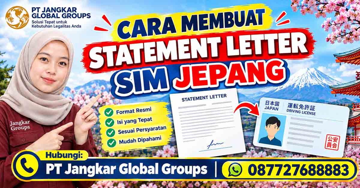 Cara Membuat Statement Letter SIM Jepang