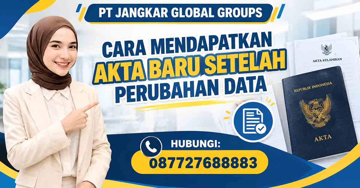 Cara Mendapatkan Akta Baru Setelah Perubahan Data