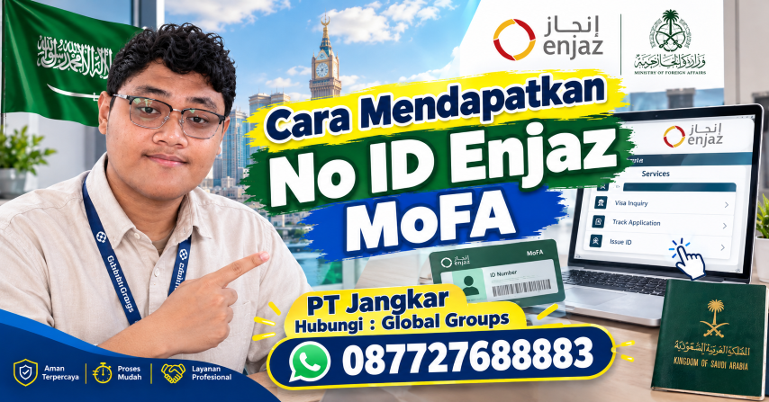 Cara Mendapatkan No ID Enjaz MoFA