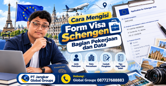 Cara Mengisi Form Visa Schengen Bagian Pekerjaan dan Data