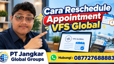 Cara Reschedule Appointment VFS Global
